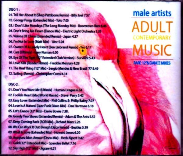 Various Artists Billy Joel,Toto,David Bowie/Male Artists Rare 12" & Dance Mixes Vol.4 - Image 2