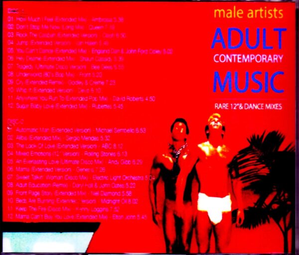 Various Artists Queen,Clash,ELO,Neil Diamond/Male Artists Rare 12" & Dance Mixes Vol.9 - Image 2