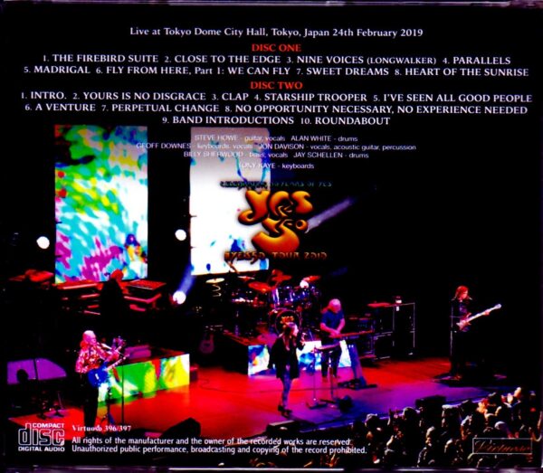 Yes/Tokyo,Japan 2.24.2019 Upgrade - Image 2