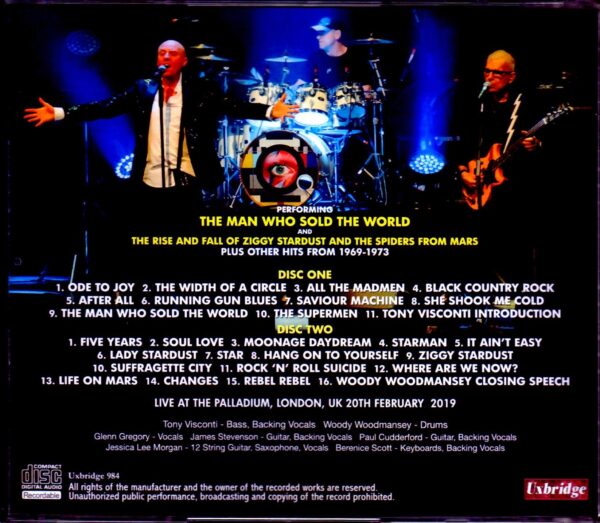 Tony Visconti,Woody Woodmansey Holy Holy/London,UK 2019 - Image 2