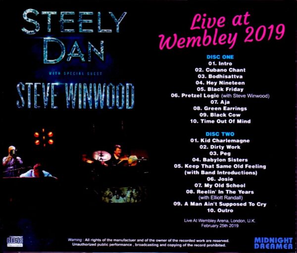 Steely Dan,Steve Winwood/London,UK 2019 - Image 2