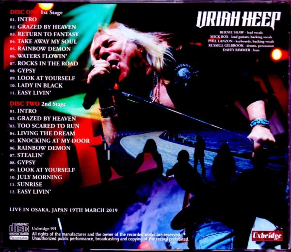 Uriah Heep/Osaka,Japan 2019 - Image 2