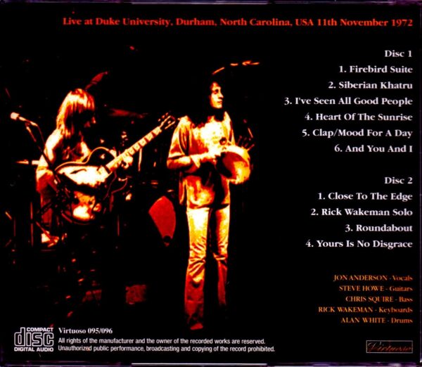 Yes/NC, USA 1972 - Image 2