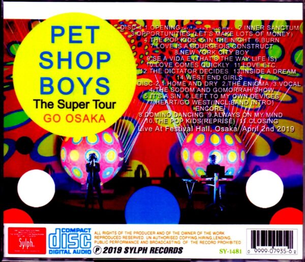 Pet Shop Boys/Osaka,Japan 2019 - Image 2