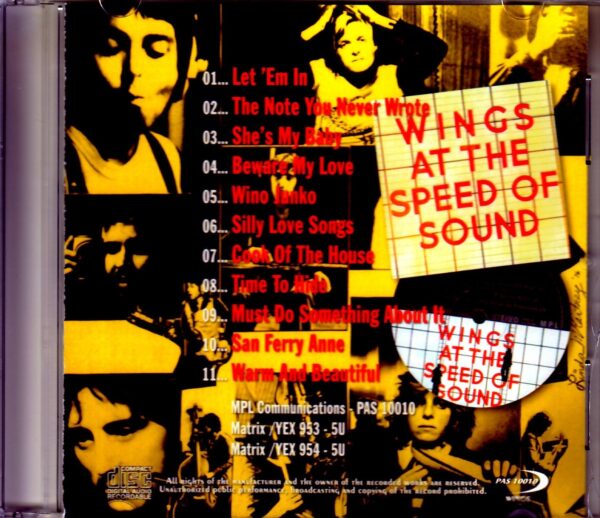 Paul McCartney/Wings at the Speed of Sound UK Original LP Ver. - Image 2