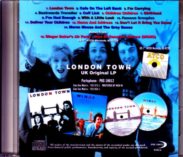 Paul McCartney/London Town UK Original LP Ver. & more - Image 2