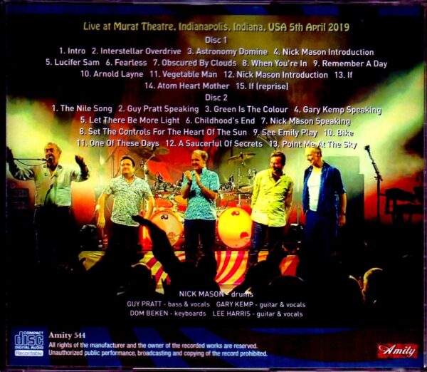 Nick Mason's Saucerful of Secrets/IN,USA 2019 - Image 2