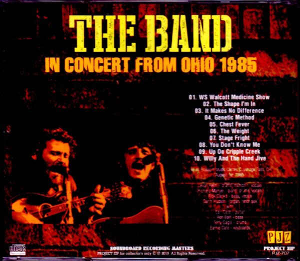 The Band/OH, USA 1985 - Image 2