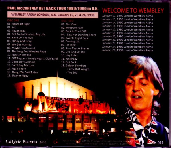 Paul McCartney/London,UK 1990 Remastered - Image 2