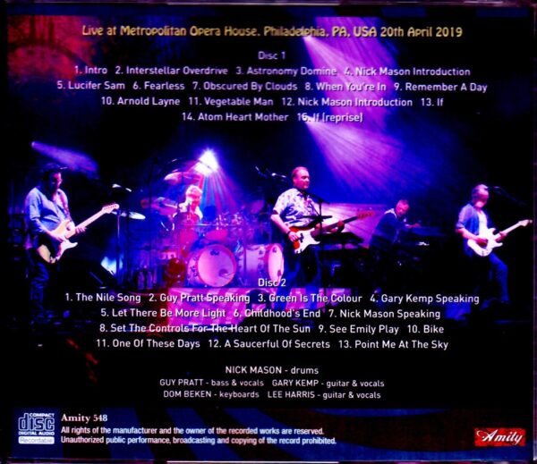 Nick Mason's Saucerful of Secrets/PA,USA 2019 - Image 2
