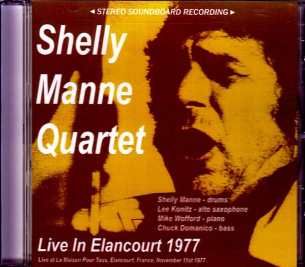 Shelly Manne Quartet,Lee Konitz/France 1977