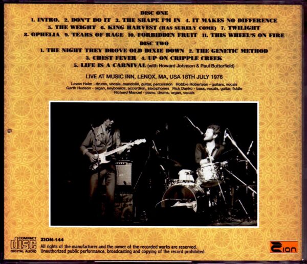 The Band/MA,USA 1976 Upgrade - Image 2