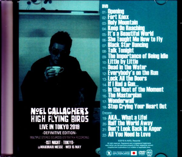Noel Gallagher's High Flying Birds/Tokyo,Japan 2019 IEM Matrix Ver. - Image 3