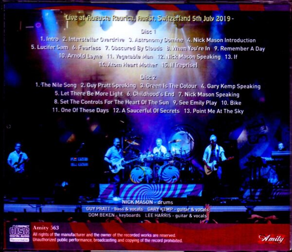 Nick Mason's Saucerful of Secrets/Switzerland 2019 - Image 2