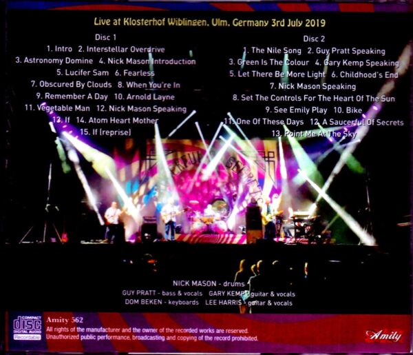 Nick Mason's Saucerful of Secrets/Germany 7.3.2019 - Image 2