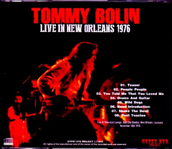 Tommy Bolin/LA, USA 1976 - Image 2