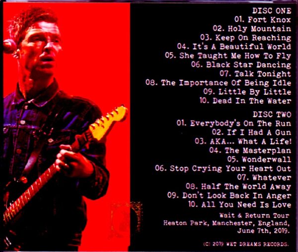 Noel Gallagher's High Flying Birds/England,UK 2019 - Image 2