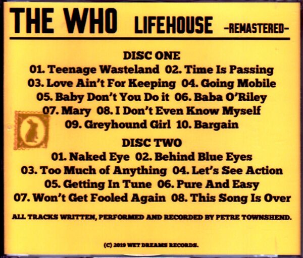 The Who/Franks Wild Years Demos - Image 2