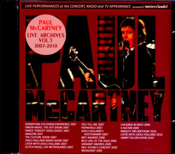 Paul McCartney/Live Archives 2007-2010