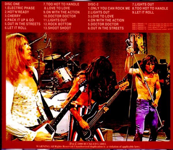 UFO, Michael Schenker/CA, USA 1979 & more - Image 2