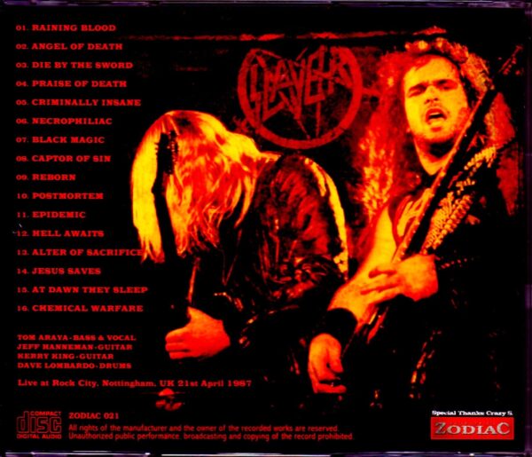 Slayer/UK 1987 Upgrade - Image 2