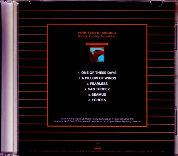 Pink Floyd/Meddle Original US Mobile Fidelity Sound Lab - Image 2