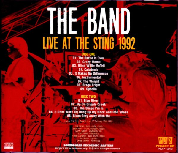 The Band/CT, USA 1992 - Image 2