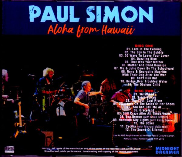 Paul Simon/Hawaii, USA 2019 - Image 2