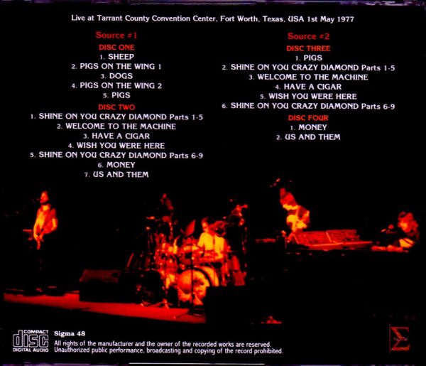 Pink Floyd/TX,USA 1977 2 Diff Source - Image 2