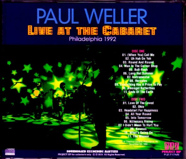Paul Weller/PA, USA 1992 - Image 2