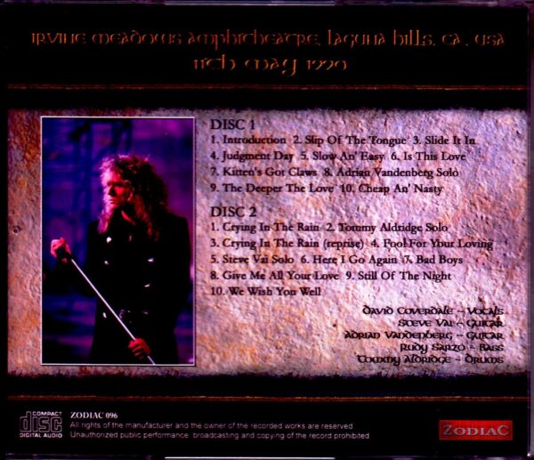 Whitesnake/CA, USA 1990 - Image 2