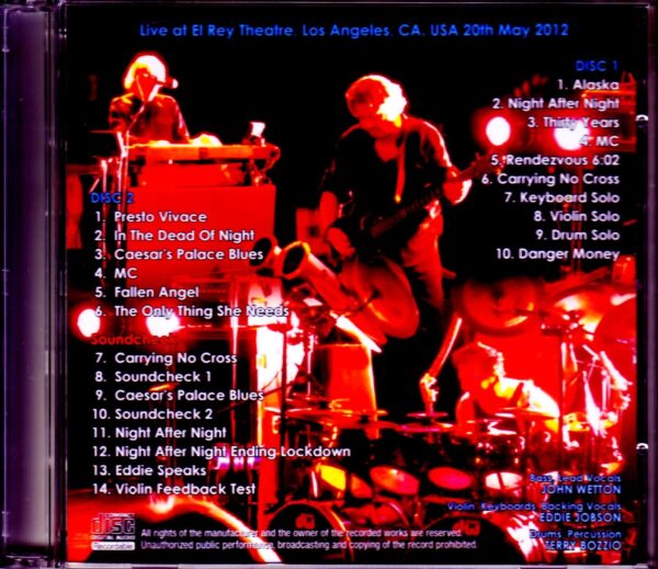UK/CA,USA 2012 & Rehearsals - Image 2