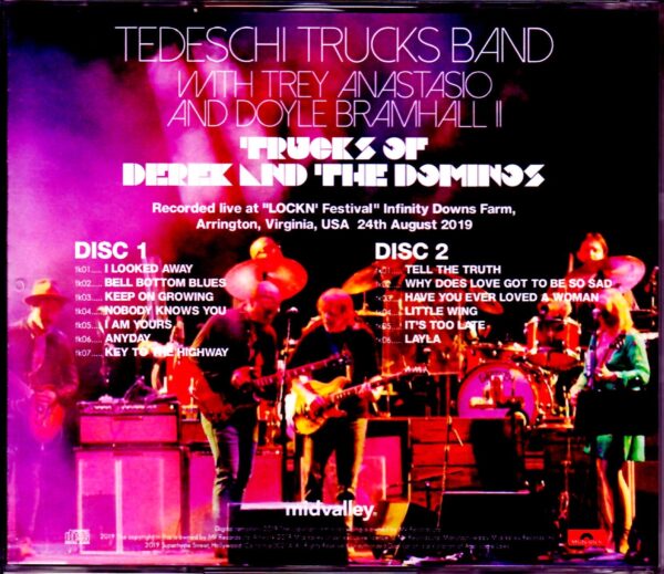 Tedeschi Trucks Band,Trey Anastasio,Doyle Bramhall II/VA,USA 2019 - Image 2
