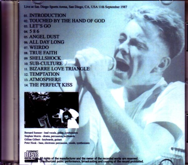 New Order/CA, USA 1987 - Image 2