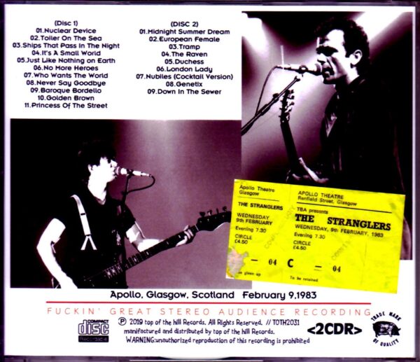 Stranglers/Scotland,UK 1983 - Image 2