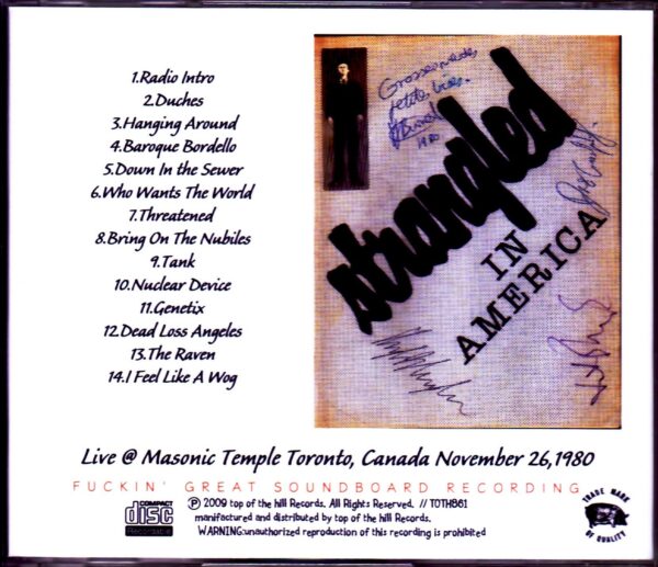 Stranglers/Canada 1980 - Image 2