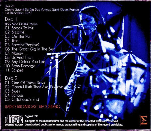 Pink Floyd/France 12.1.1972 - Image 2
