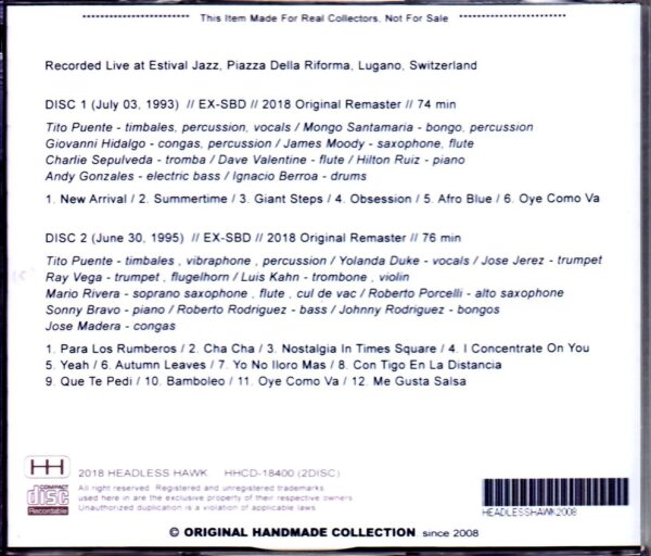 Tito Puente/Switzerland 1993 & more - Image 2