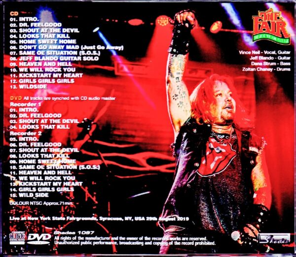 Vince Neil/NY,USA 2019 S & V - Image 2
