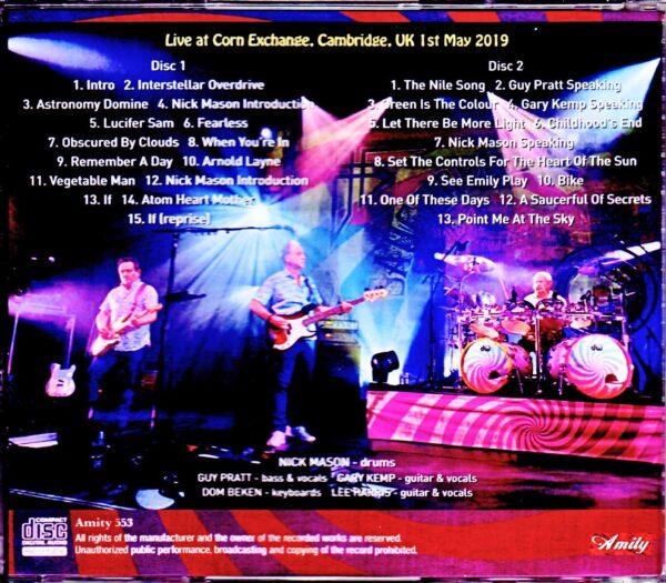 Nick Mason's Saucerful of Secrets/Cambridge,UK 2019 - Image 2