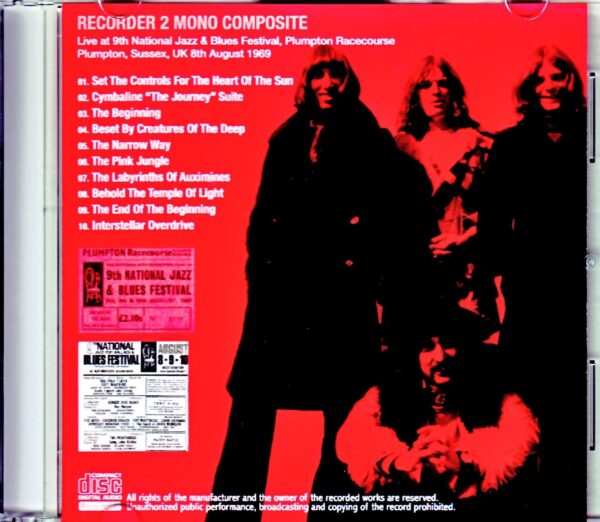 Pink Floyd/UK 8.8.1969 Recorder 2 Mono Composite - Image 2