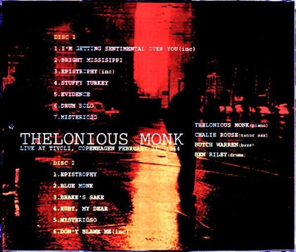 Thelonious Monk/Denmark 1964 - Image 2