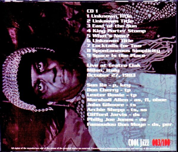 Sun Ra All Stars,Don Cherry,Lester Bowie,Archie Shepp/Italy 1983 - Image 2