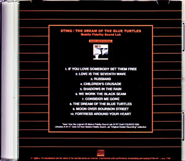 Sting/The Dream of the Blue Turtles Original US Mobile Sound Lab - Image 2