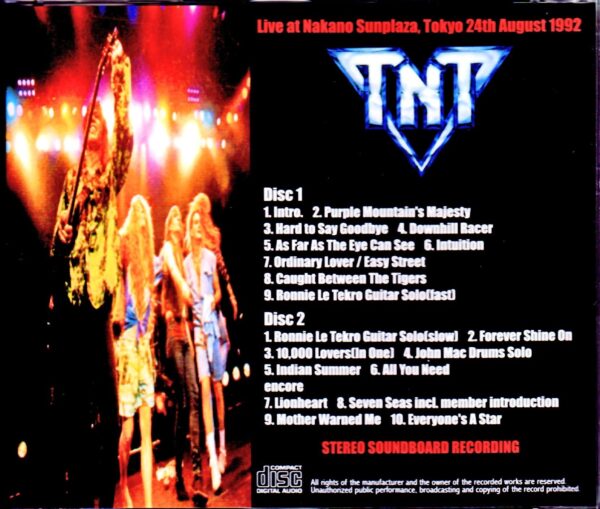 TNT/Tokyo,Japan 1992 - Image 2