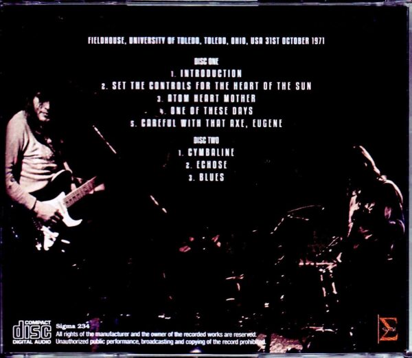 Pink Floyd/OH, USA 1971 Upgrade - Image 2