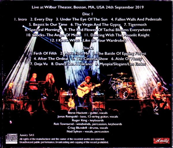 Steve Hackett/MA,USA 2019 - Image 2