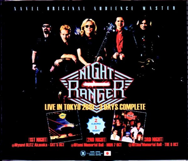 Night Ranger/Tokyo,Japan 2019 3 Days Complete
