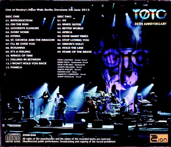 Toto/Germany 2013 - Image 2