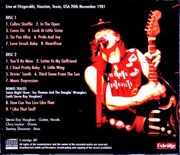 Stevie Ray Vaughan/TX,USA 1981 - Image 2